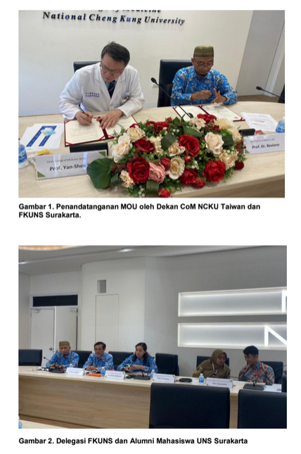 EXPANDING INTERNATIONAL COLLABORATION, SHORT ROUND TABLEDISCUSSION, AND VISITING DEPARTMENT OF PULMONARY NATIONALCHENG KUNG UNIVERSITY HOSPITAL AND COLLEGE OF MEDICINE