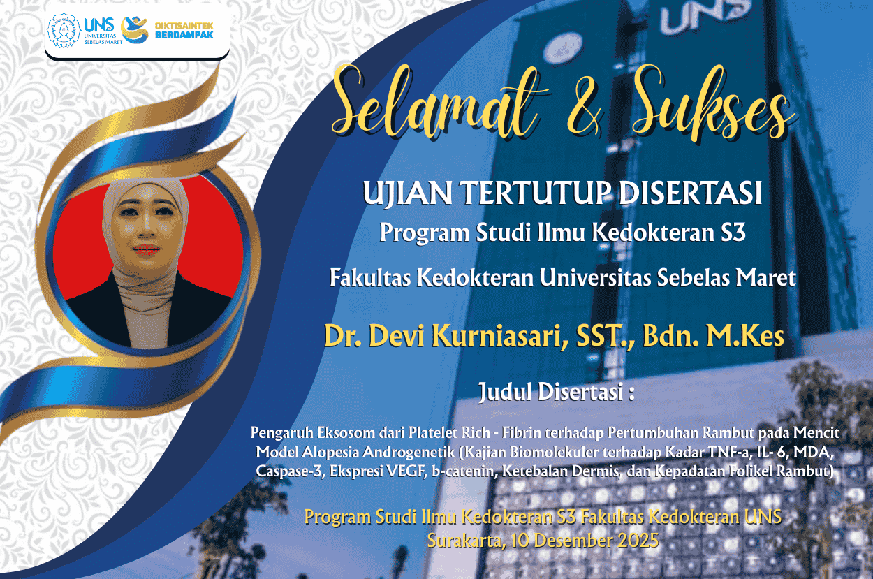 UJIAN TERTUTUP DISERTASI Dr. Devi Kurniasari, SST., Bdn. M.Kes